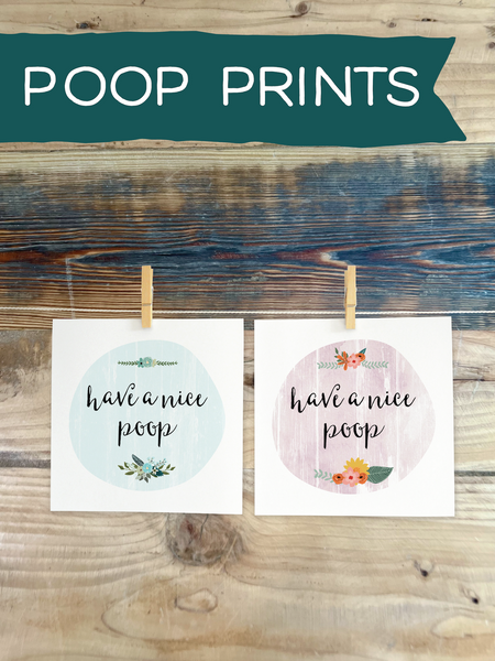 A Good Poop Makes Me Happy Art Print by teapartyanimals