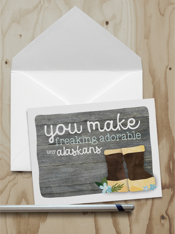 Tiny Alaskans Notecard