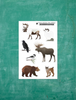 Alaska Wildlife Sticker Sheet Collection