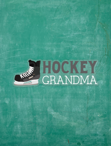 Hockey Grandma - Vinyl Sticker